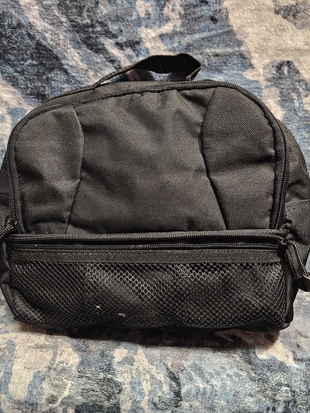 Black Men’s Travel Toiletry Bag - Compact Dopp Kit